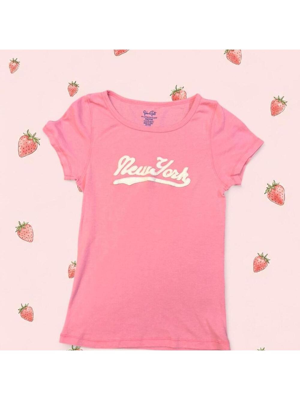 Brandy Melville new york pink tshirt